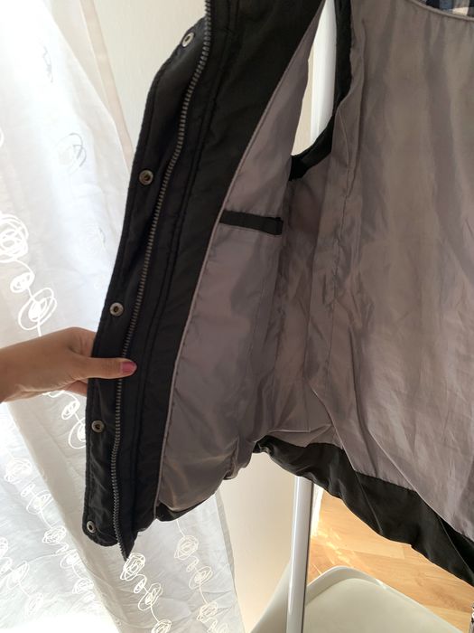 Colete comprido preto