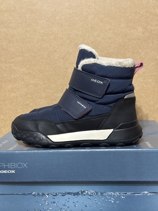 (32 р) Дитячі зимові чоботи Geox Trekkyup, Устілка 21 см