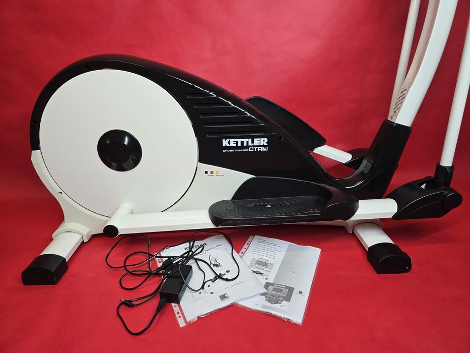 Orbitrek Kettler CTR3 do 150kg. Mocny Elektro-Magnetyczny Trenażer Eliptyczny Cichy Bezpieczny na Stawy Gwarancja