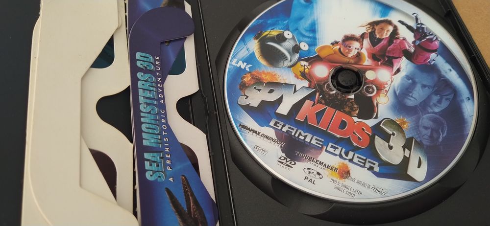 DVD Spy kids 3D com óculos