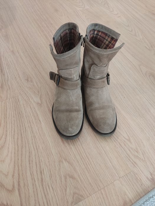 Botas bege camurça  n°39