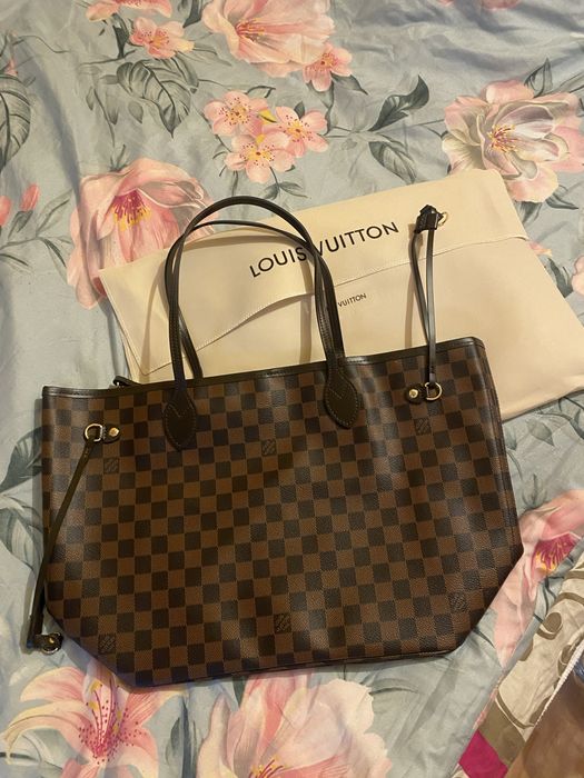 Louis Vuitton Neverfull premium quality skóra naturalna
