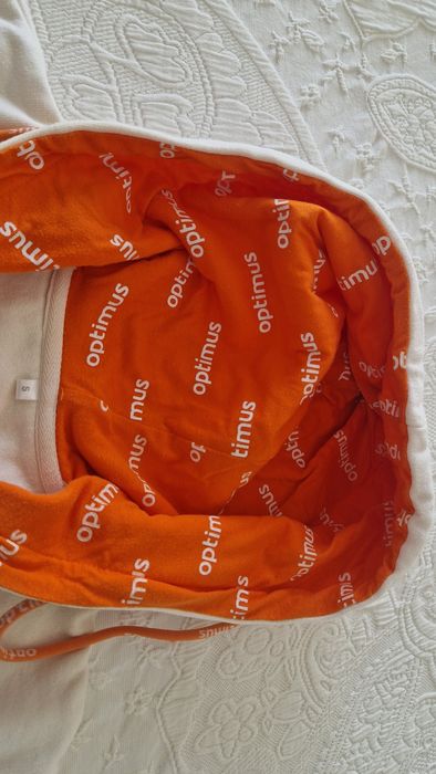 Casaco branco Optimus, tamanho S