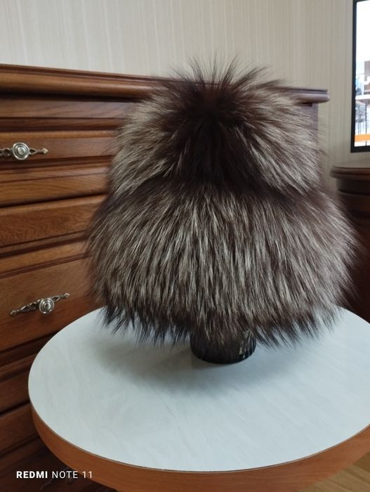 Шапка з чорнобурки (р. 57-58)