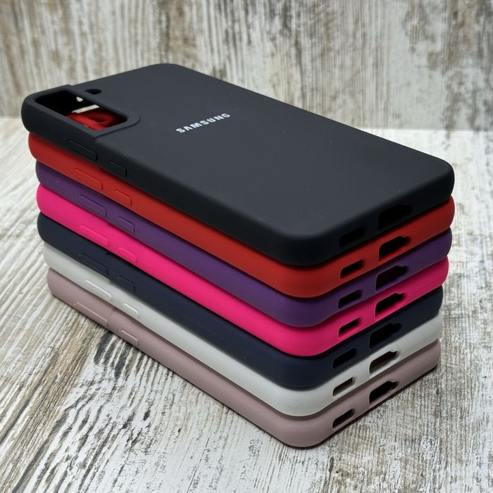 Не пачкаются‼️ Софттач Silicone Case на Samsung S22 Plus/ S22+ Чохол