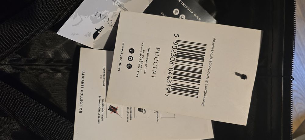 Puccini walizka granatowa maxi