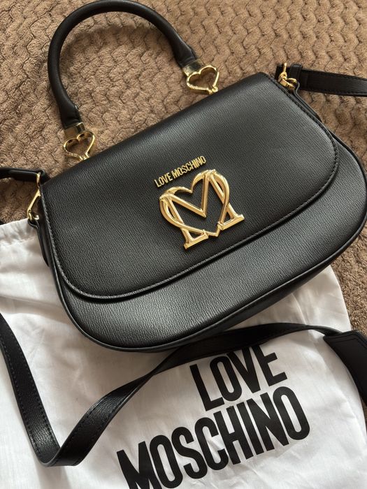 Torebka czarna Love Moschino