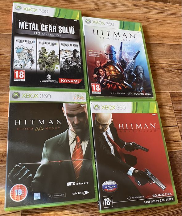 Xbox 360: Metro, Crysis, Hitman, Wolfenstein, Armored Core, Halo, MGS