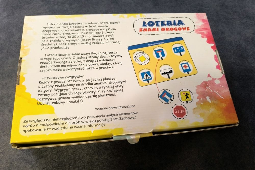 Bajka - loteria znaki drogowe