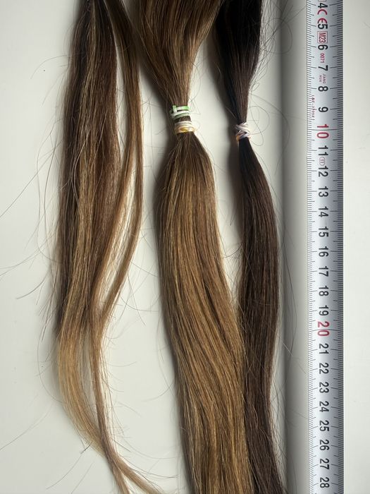 Wlosy naturalne słowiańskie brązowe