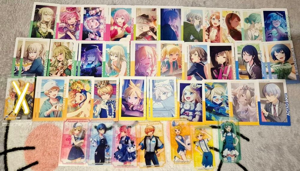 Різний мерч по Project Sekai