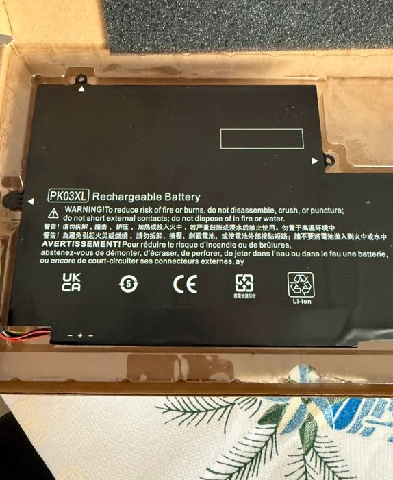 bateria pk03xl do laptopa hp 11.4v 56wh nowa