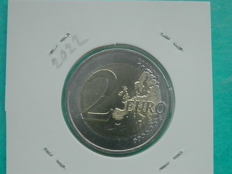 1112 - Euro: 2,00 euros 2022 "Cent. Travessia Atlântico", por 2,50