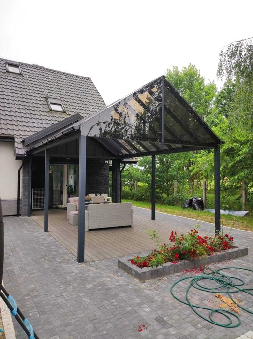 Poliwęglan lity 5mm Mleczny/Grafit/Brąz 2UV