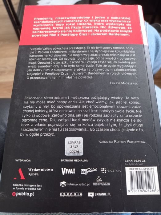 Kochając Pabla, nienawidząc Escobara, Virginia Vallejo