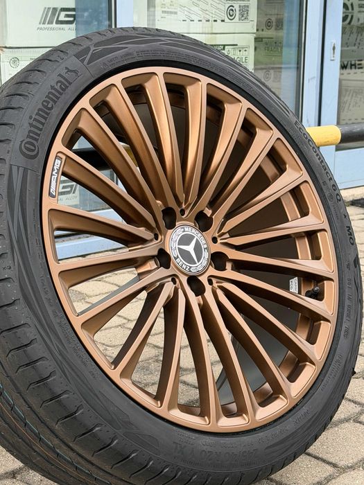 Nowe koła Mercedes 19 cali klasa E 214 S 222 złote brązowe