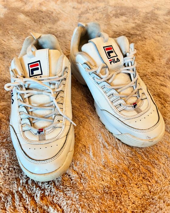 Buty fila biale .