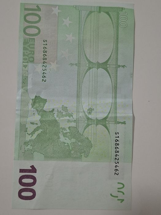 Nota de 100 EUROS Ano de 2002 primeira série
