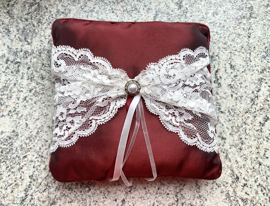 Poduszka na obrączki ślubne Premium NOWA