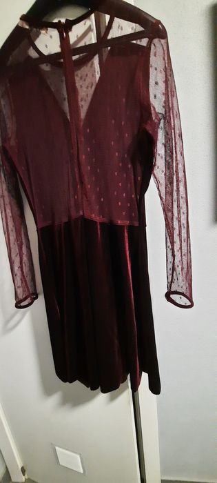 Vestido bordeaux