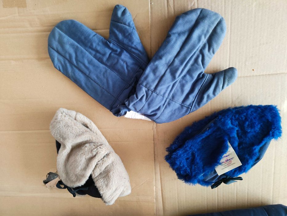 Waciaki - spodnie , czapka , rękawice - PRL