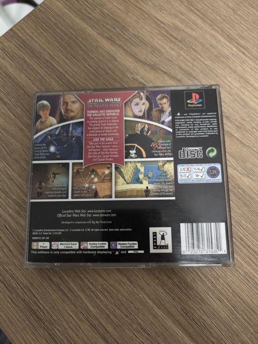 Star Wars the Phantom menace PlayStation 1 ps1