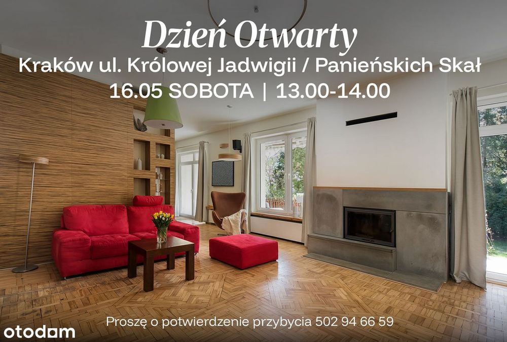 Dom na Woli Justowskiej z ogrodem 9 ar i starodrzewiem