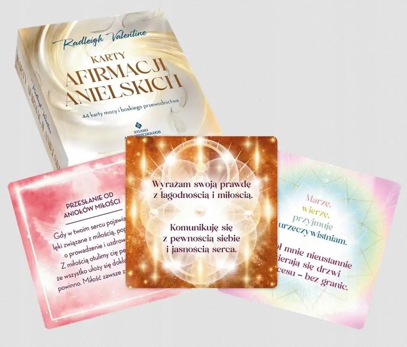 Karty afirmacji anielskich, Radleigh Valentine. Studio Astropsychologii