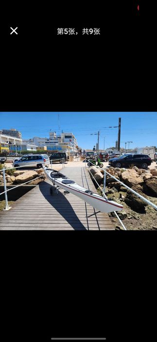 5.5m caiaque fibra de vidro