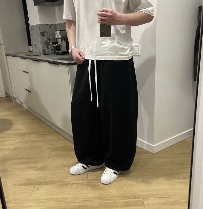 Широкі спортивні штани BAGGY LOOSE SWETPANTS широкие спортивки бегги оверсайз фит свитпентс wide ultra baggy pants для зала черные серые