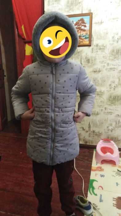 Зимний пуховик на девочку