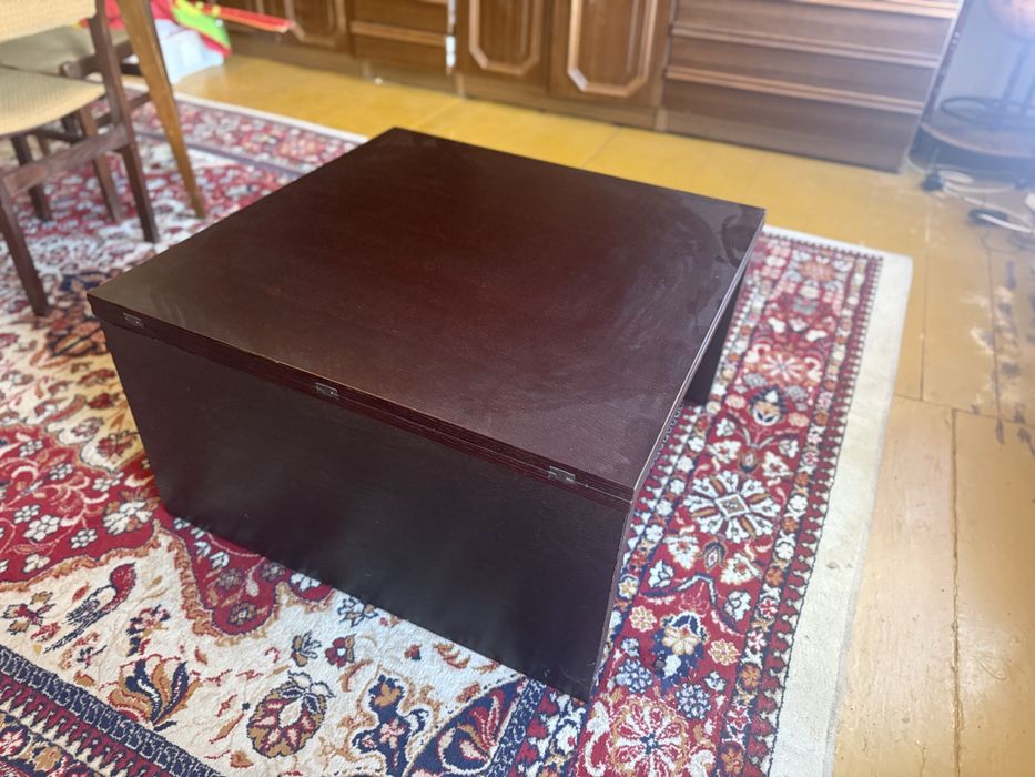 Ława rozkładana Meble Bydgoskie 80x80 / 160x80 cm – stan idealny