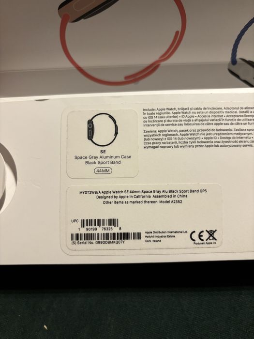Zegarek apple watch se 1gen