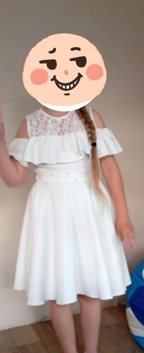 Sukienka hiszpanka elegancka/komunia