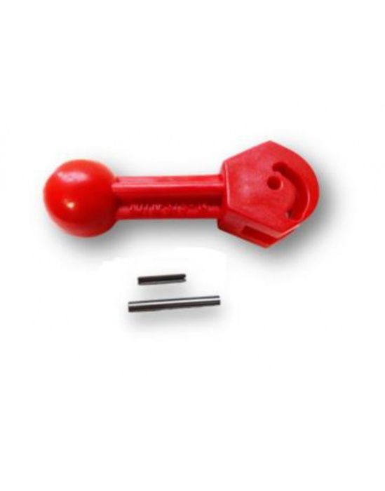 Dźwignia czerwona krótka rozdzielacza fermo/duro biardzki tolmet