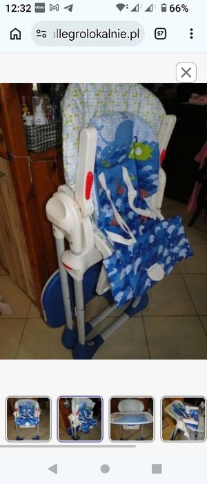 стілець для годування фірми Chicco