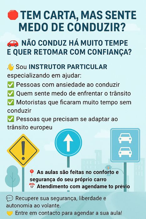 Aulas para ENCARTADOS.  Instrutor particular