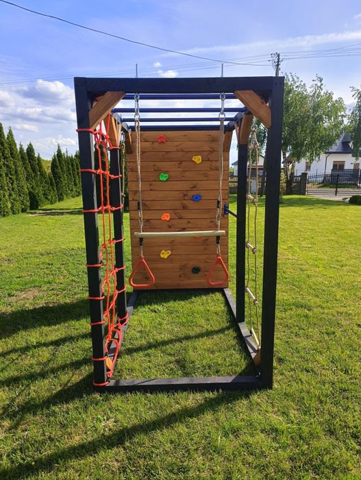 Plac zabaw małpi gaj ścianka wspinaczkowa tor przeszkód - NOWY