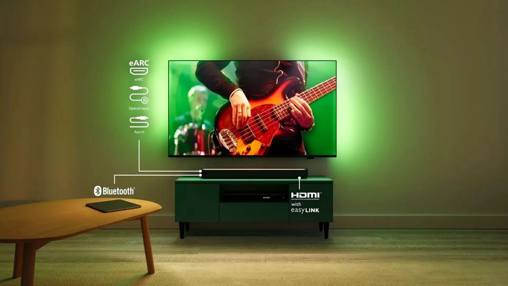 Soundbar Philips TAB5109/10 System TAB5109 HDMI ARC Virtual X 120W 2.0