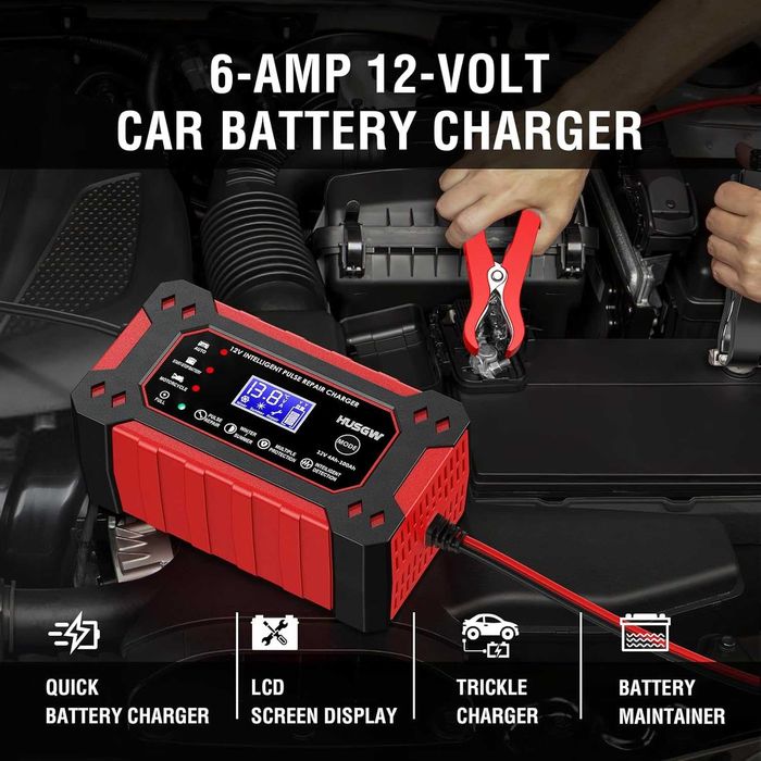 2V6A Carregador de bateria de carro