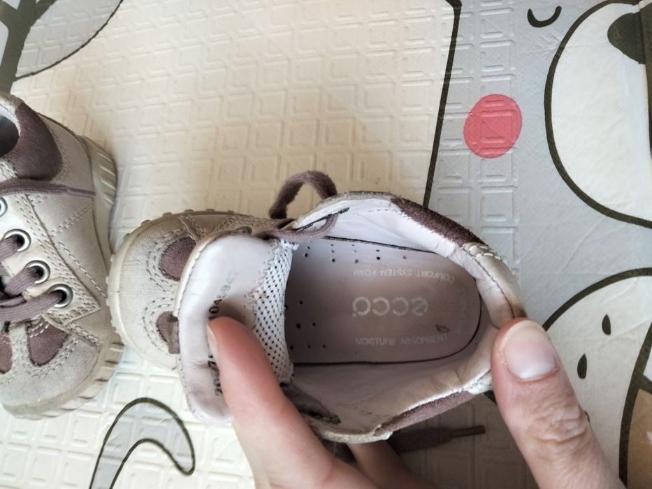 Черевички на дівчинку шкіряні ecco 20 розмір