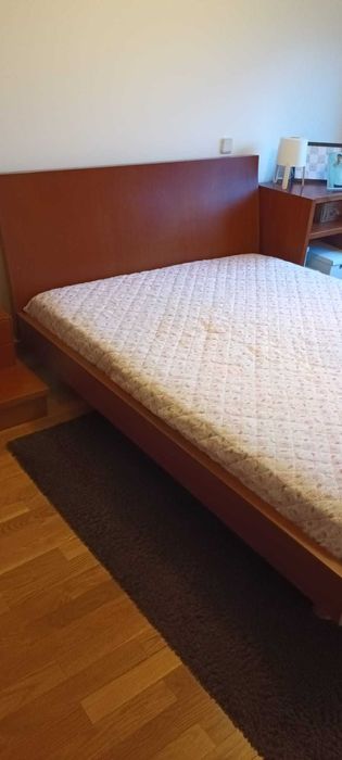 Cama de Casal (colchão incluído) + Gaveteiro + Móvel