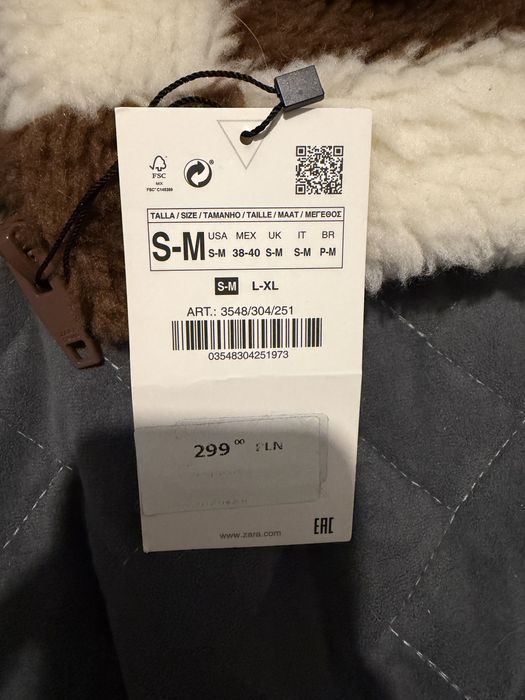 Kurtka miś ZARA NOWA