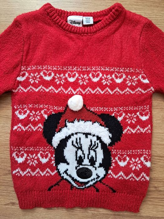 Новогодний свитер disney 4 - 5 лет 104 - 110 см