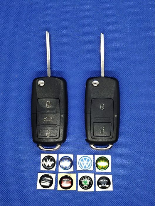 Ключ выкидной для skoda, seat, volkswagen 1J0 959 753 CT AG AH G DA DJ