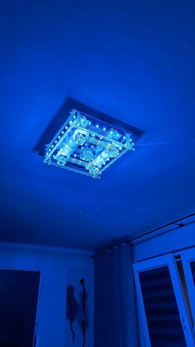 Lampa wisząca szklana