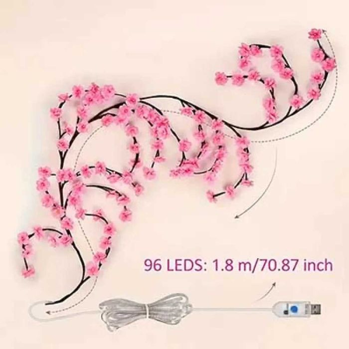 Гірлянда Сакура KAR307 1,8 м | 96 LED USB з 8 режимами