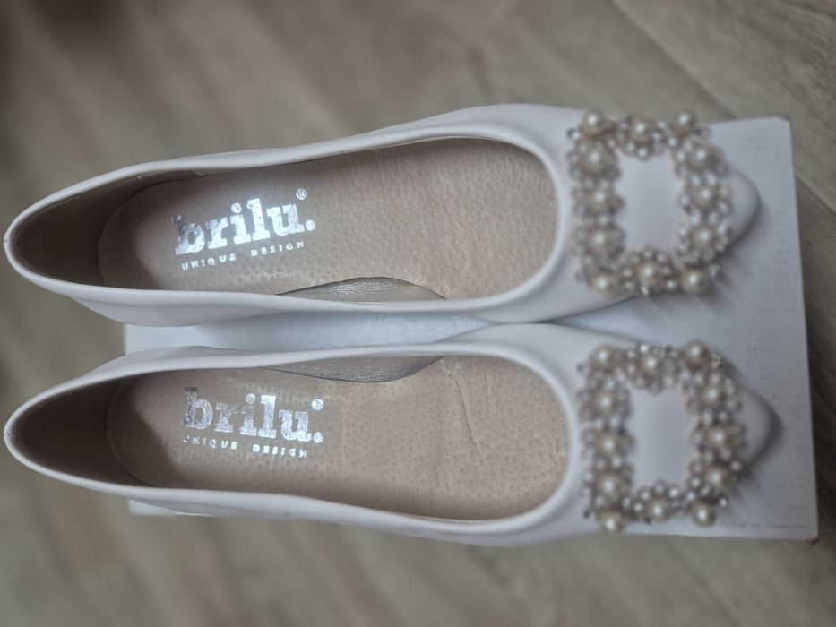 Buty ślubne r. 37  Brilu
