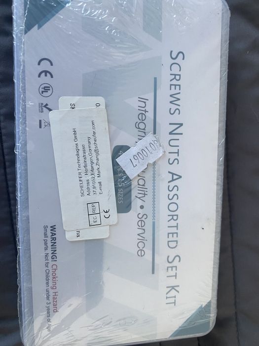 Zestaw nakrętek śrub 440sztuk
