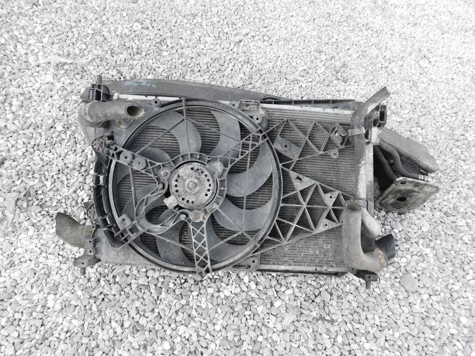 Przód kpl Fiat Doblo II 14r maska zderzak przedni lampy błotnik chłodn